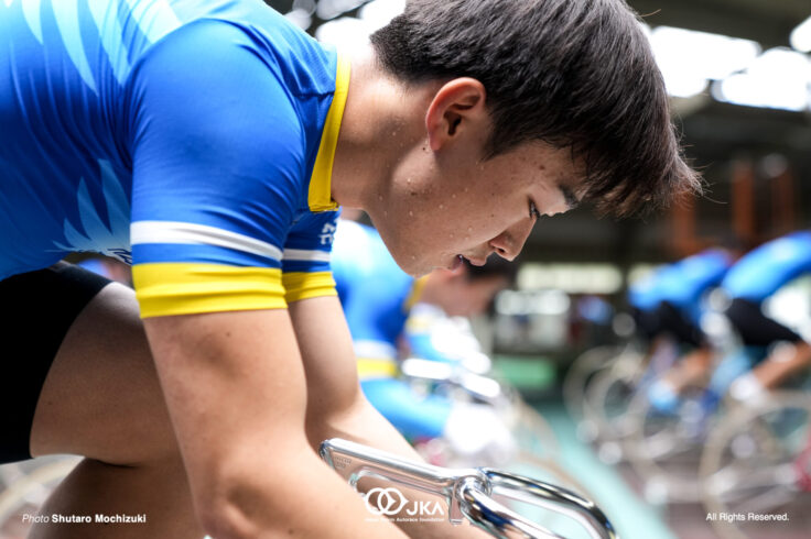 中村嶺央, 第1回記録会, 日本競輪選手養成所（JIK）, 第129・130回生