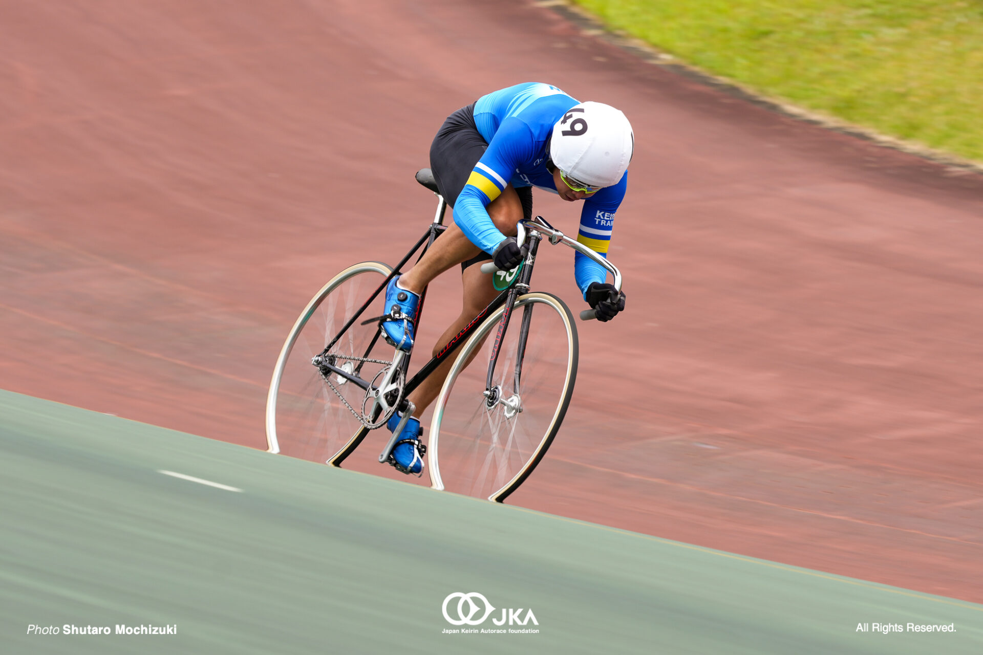 永田吏玖, 第1回記録会, 日本競輪選手養成所（JIK）, 第129・130回生