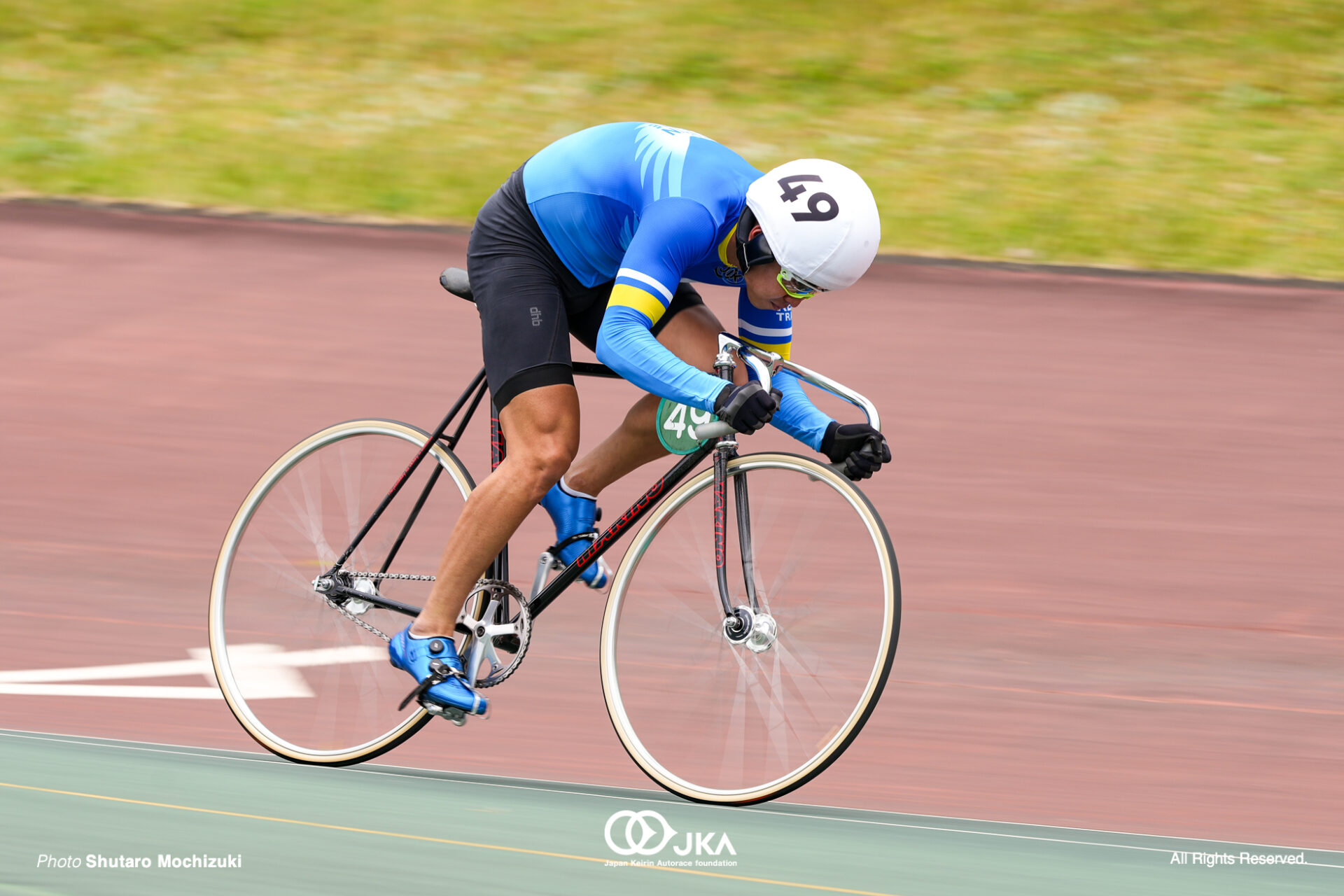 永田吏玖, 第1回記録会, 日本競輪選手養成所（JIK）, 第129・130回生