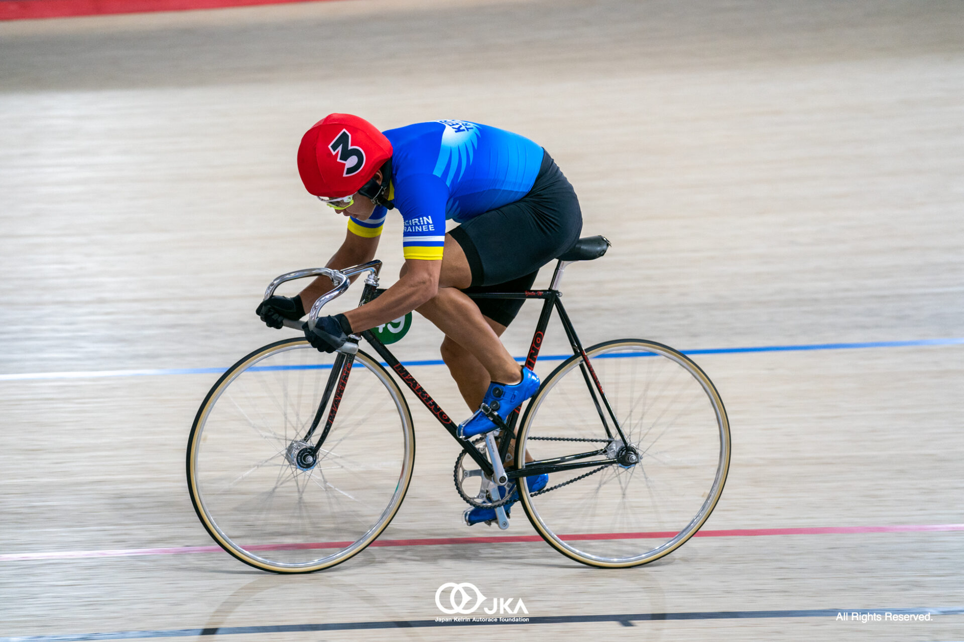 永田吏玖, 第2回記録会, JKA250, 日本競輪選手養成所（JIK）, 第129・130回生