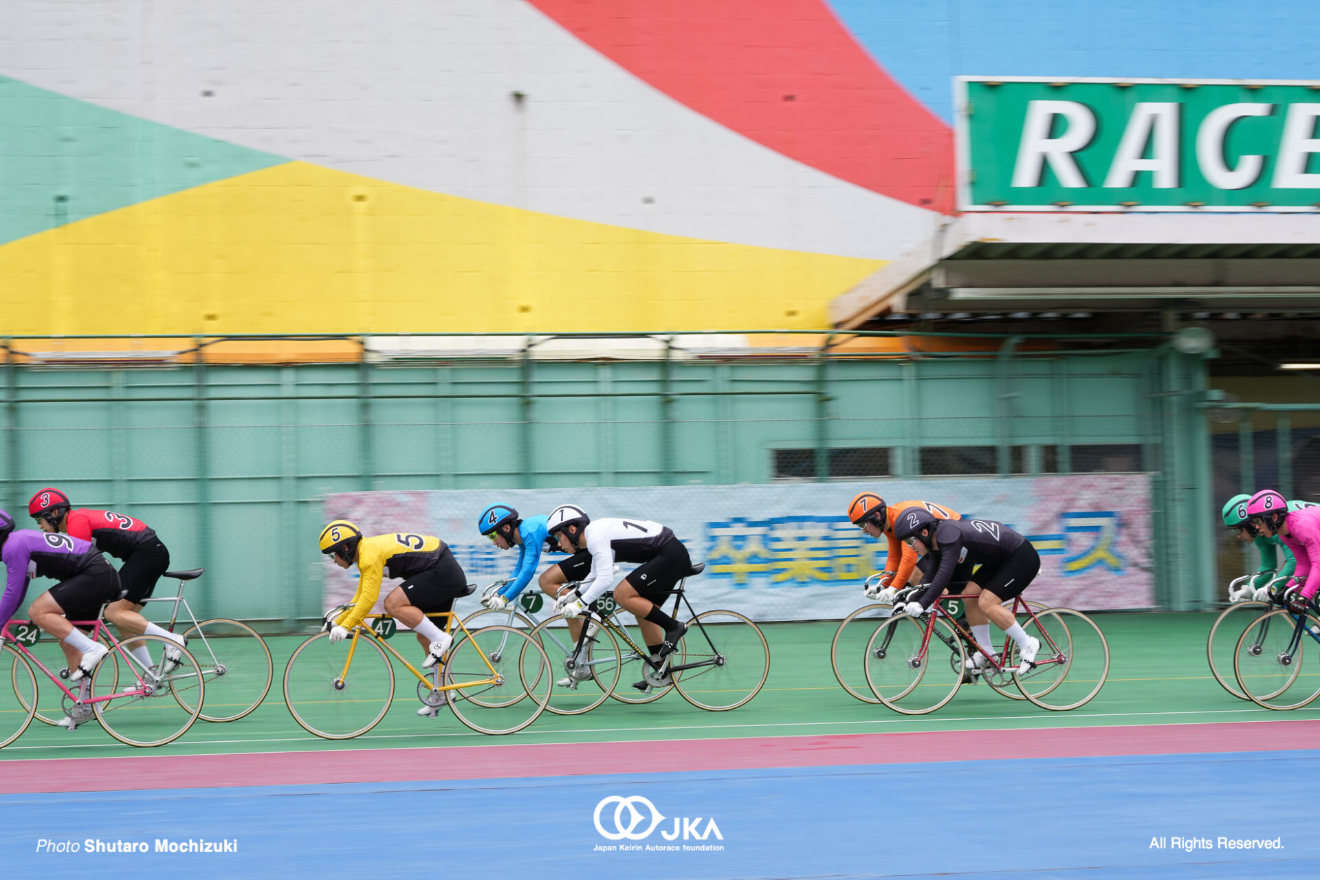 髙佐龍太郎, 田崎隼翔, 中村嶺央, 西澤優聖, 福田悠航, 勝沼遼, 吉川敬介, 田沼龍弥, 坂井央雅, 第129・130回生 卒業記念レース